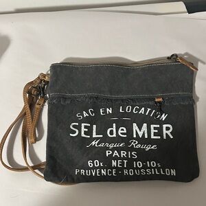 Myra Bag Black and Brown Crossbody